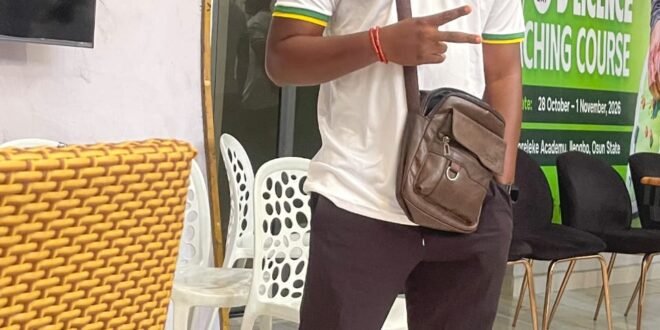 Young Nigerian coach, Omokhodion Gerrisyn, starts CAF-D licensing program