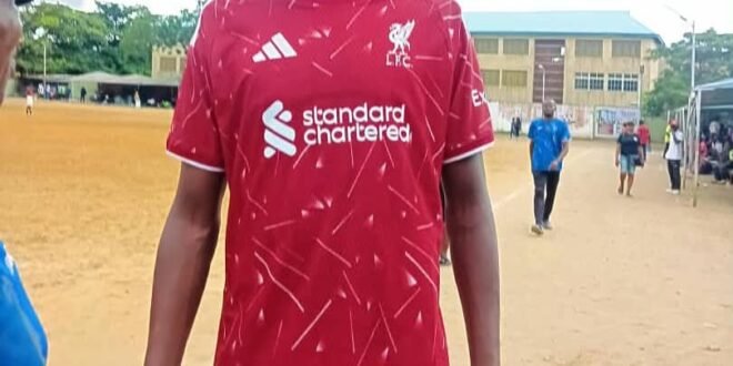 Young Stars FC giant forward Prince Anyadike reveals: ‘I am an inch taller than Paul Onuachu’